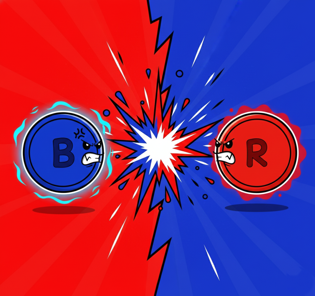 Epic coin battle explosion